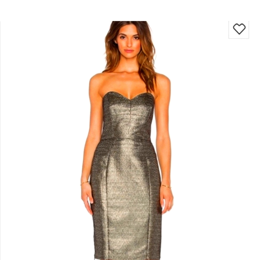 Milly. Marta strapless dress